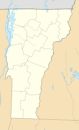 The locations of Vermont wind farms