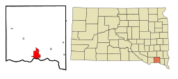 Yankton i Yankton County och South Dakota