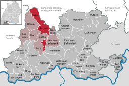 Läget för St. Blasien i Landkreis Waldshut