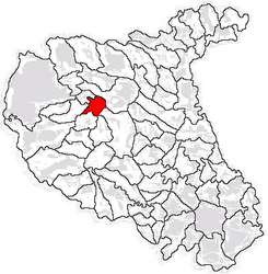 Location in Vrancea County