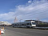 A train near Great America station