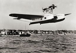 Savoia-Marchetti S.55 twin hull flying boat (Italy)