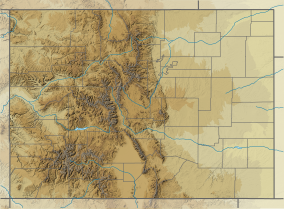 Map showing the location of Paradise Park Natural Area