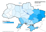 Party of Regions results (34.37%)