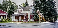 Thumbnail for File:Dinosaur and ice cream Choteau MT2.jpg