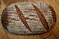 Uncut oval rye bread 2024-03-04 03