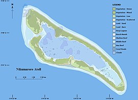 Topografická mapa ostrova