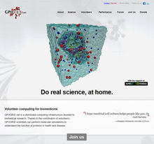 GPUGrid.net webpage screenshot