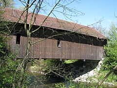 Houten brug te Eriskirch-Baumgarten (1824)