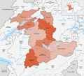 Verwaltungskreise des Kantons Bern bis 31. Dezember 2021