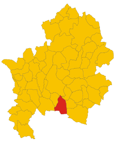 Localizarea Longano în Provincia Isernia