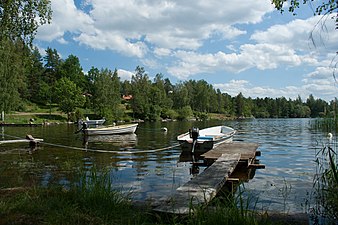 Trojviken sedd från Torpön.