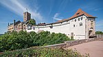 Borgen Wartburg ligger högt uppe över staden.