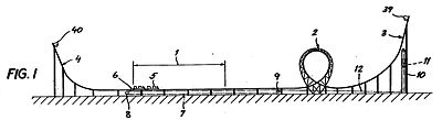 シャトルループコースターの特許図