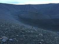 Crater on Barren Island in 2016