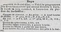 Article du journal La Dépêche de Brest et de l'Ouest présentant le programme du pardon de Saint-Éloi organisé à Baye le lundi 24 juin 1901.