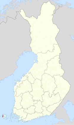 Location of Hammarland in Finland