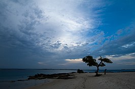 Het strand nabij Nacala