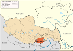 Shannan City jurisdiction in the Tibet Autonomous Region