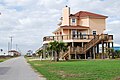 Casa su base di palafitta ad Holly Beach, Louisiana