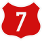 National Road 7 shield}}