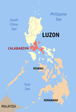 Calabarzon - Localizzazione