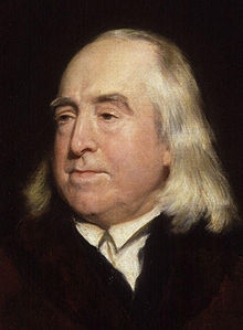 Portrait de Jeremy Bentham peint par Henry William Pickersgill.