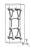 A β-Ga kristályrácsa