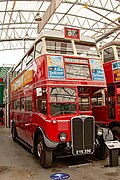 RT1, AEC Regent III prototype, in the London Bus Museum