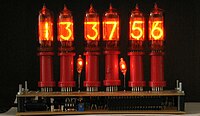 Telefunken nixie tube clock