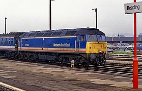 47 530 in Network SouthEast livery at Reading