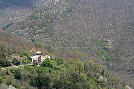 The hamlet of Guinebaldès, in Pied-de-Borne