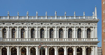 Libreria Marciana, façade