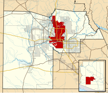 Maricopa Kontluğu (County) içinde Phoenix konumu