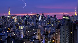 View of Bela Vista at night