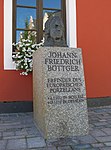 Minnesmärke för Johann Friedrich Böttger