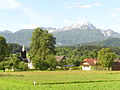 English: View towards the Karawanken Deutsch: Blick Richtung Karawanken