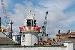 Old lighthouse, Greenore harbour