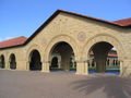 Stanford University, Palo Alto (CA), place and park in front of the Memorial Church [13]