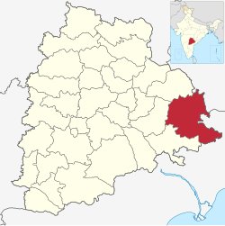 Location in Telangana