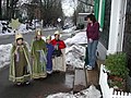 Sternsinger vor der Haustür in Lennep