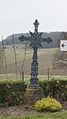 Croix avec le Mont-Joly en fond.