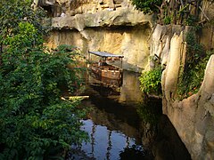 Gamanile River au zoo de Leipzig