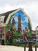 Một ngôi nhà được trang trí tại Utrecht, Hà Lan