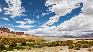 Tara Cathedrals (left) and Tara salt flat