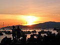 English Bay at sunset.