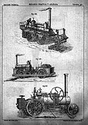 Steampowered tractors.