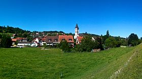 s Dorf Üsslinge a de Thur