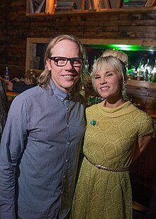 Late Night Alumni at Nextdoor in Honolulu, Hawaii on October 10, 2014. (l-r: John Hancock, Becky Jean Williams)