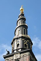 Erlöserkirche in Kopenhagen mit Wendeltreppe außen